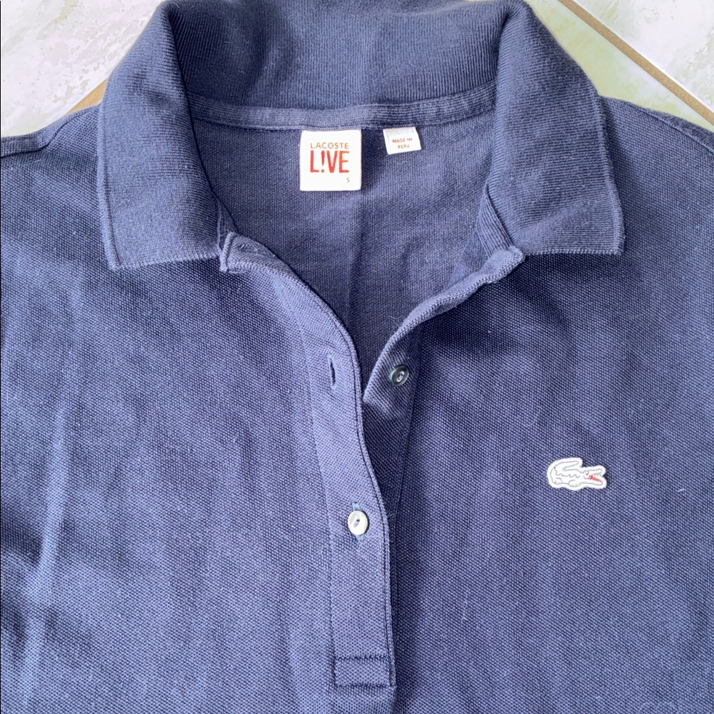 Lacoste Sweater Dress Navy Small